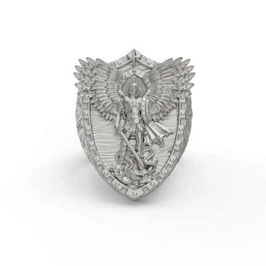 Arcángel San Miguel Plata Pura 950 - Protector